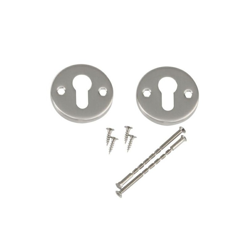 Szyld wkładki rozeta 59mm chrom mat 2szt. mod.25AT