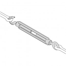 Śruba rzymska 30115 hak-ocz M6 cynko DIS