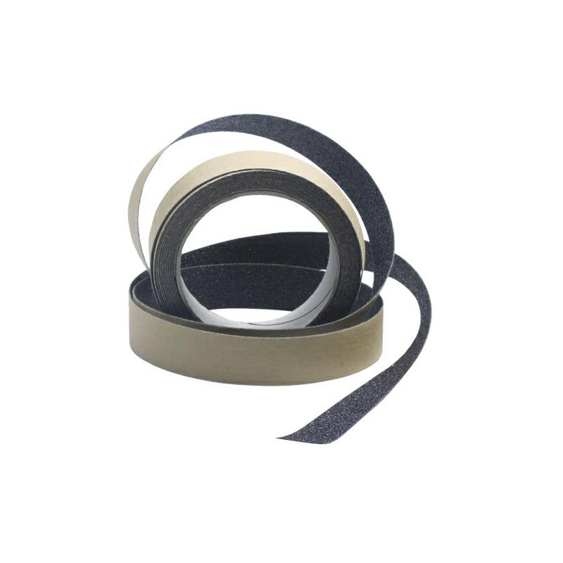 Taśma antypoślizgowa przyklejana 25mmx5m czarna mod.512