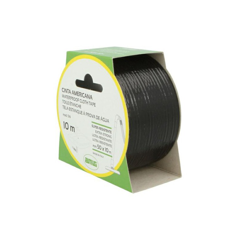 Taśma klejąca 50mmx10m czarna mod.516