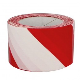 Taśma ostrzegawcza 522 biało czerwona