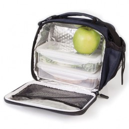 Torba na lunch 21x19 x12 niebieska