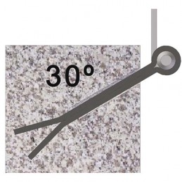 Trzpień zawiasu 4600-125 fi16 wp.w mur