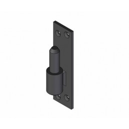 Trzpień zawiasu fi.14mm 39mm prosty czarny mod.8020