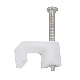 Uchwyt do kabla biały 6mm 20 sztuk mod.3440