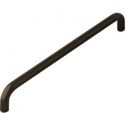 Uchwyt meblowy relingowy 128mm czarny lakierowany mod.110