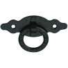 Uchwyt meblowy z kółkiem 80x30x1,5mm czarny mod.1000 DIS