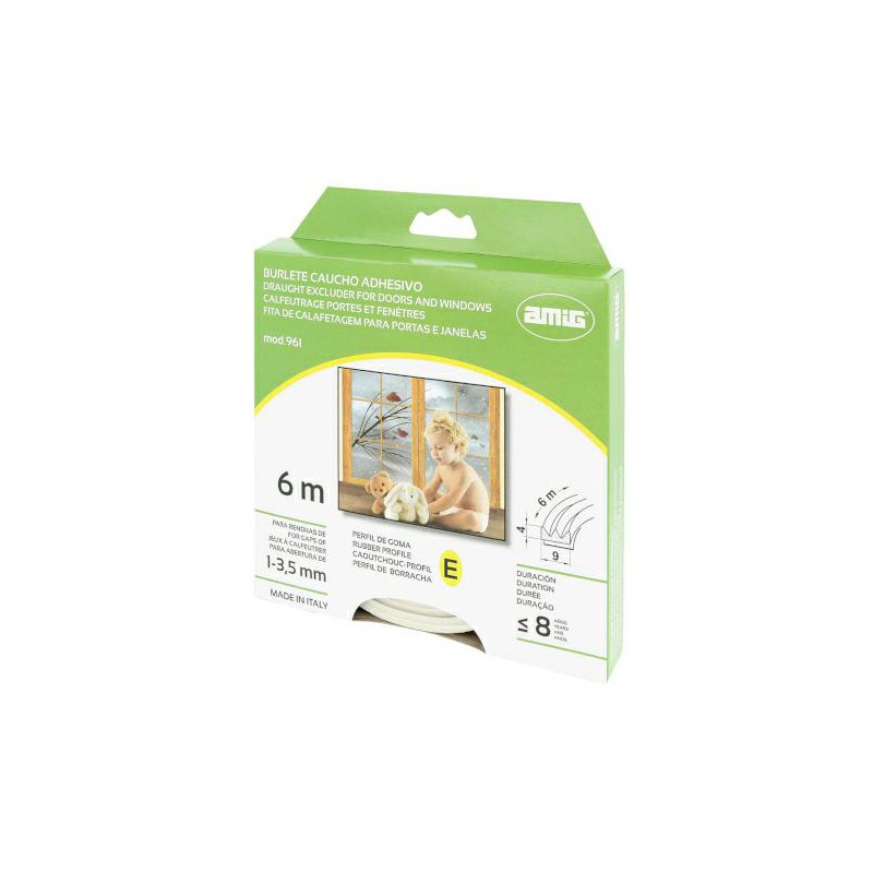 Uszczelka okienna 961-2x3m biała