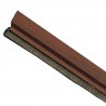 Uszczelniacz drzwiowy 1m mahoń ze szczotką przyklejany mod.2