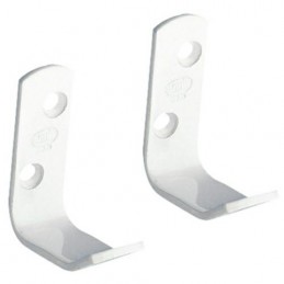 Wieszak ścienny 50x18x42mm biały 2 szt. mod. 10 DISP