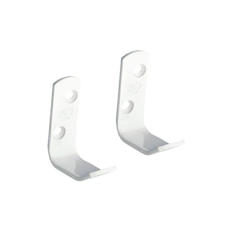 Wieszak ścienny 50x18x42mm biały 2 szt. mod. 10 DISP