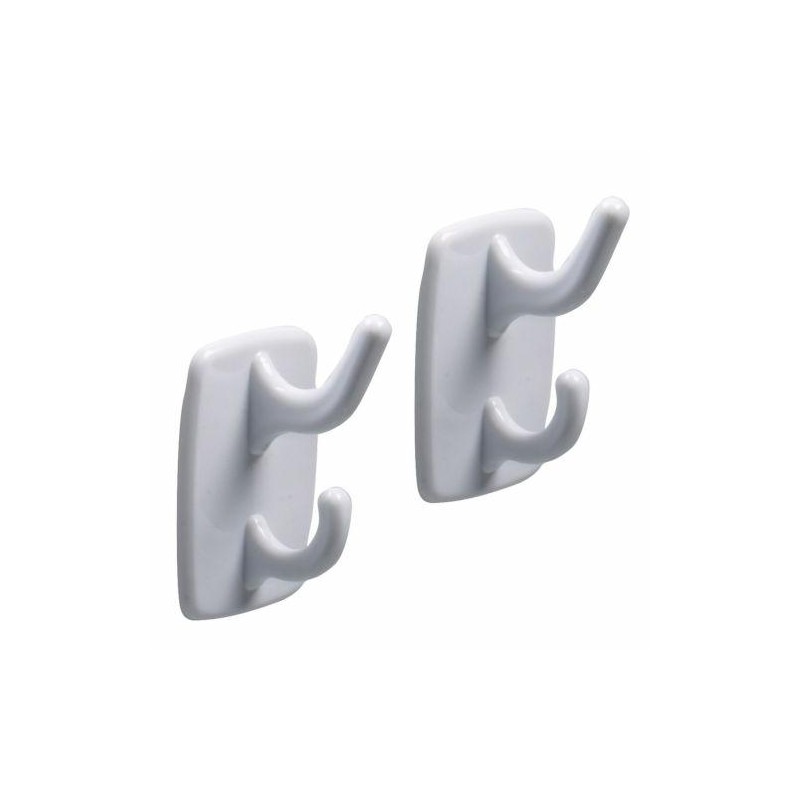 Wieszak 204-40x24x24 plastik.biały 2DIS