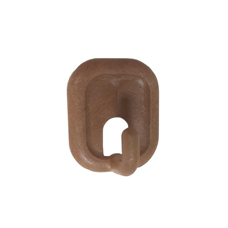 Wieszak 206-45x32x21 plastikowy brąz