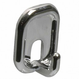 Wieszak przyklejany 45x32x21mm chrom plastik mod.206