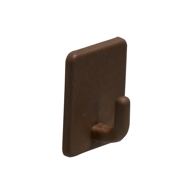 Wieszak 209-43x43x21 plastikowy brąz