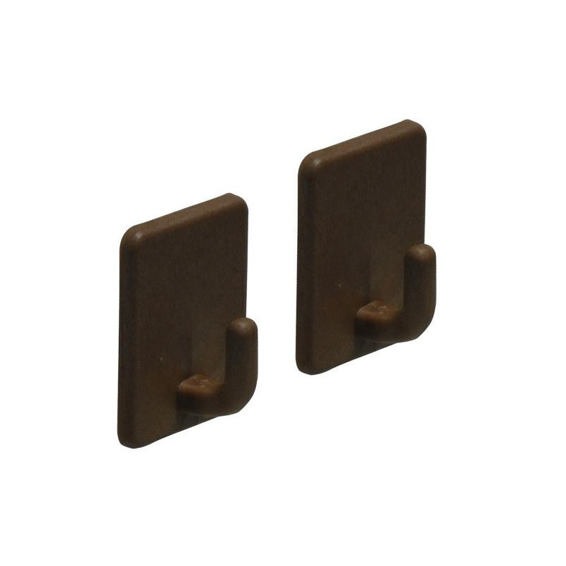 Wieszak 209-48x37x21 plastik brąz 2 DIS