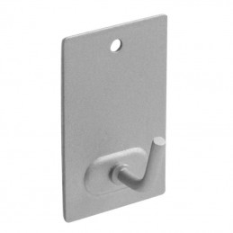 Wieszaki przyklejane/przykręcane 43x26mm stalowe srebrne 3szt. mod.212 DIS