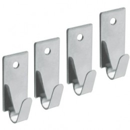 Wieszaki przyklejane/przykręcane 15x35mm INOX 4szt. mod.213 DIS