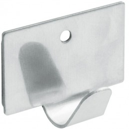 Wieszaki pojedyncze przyklejane/przykręcane INOX 40x30mm 2szt. mod.214 DIS