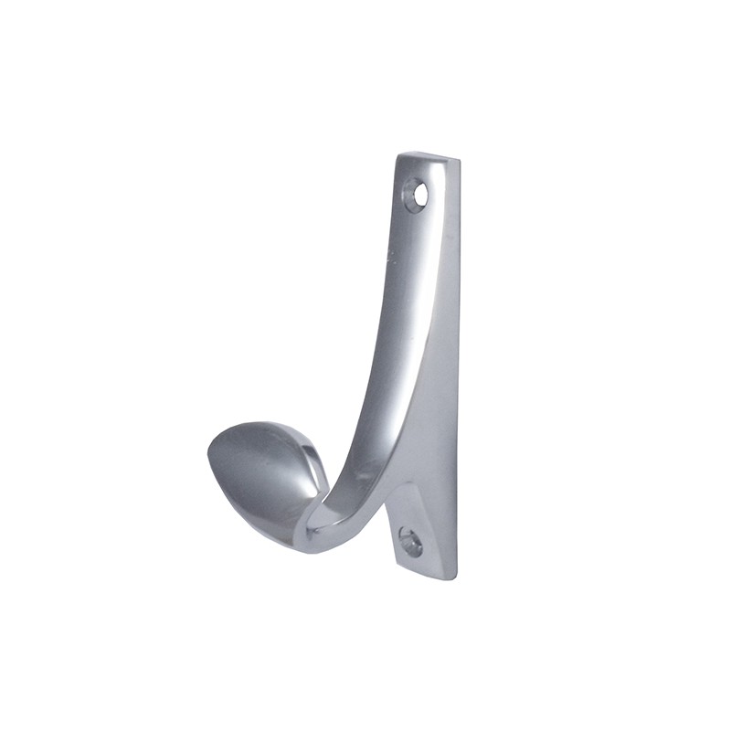 Wieszak pojedynczy mosiężny 70x13mm chrom połysk mod.50