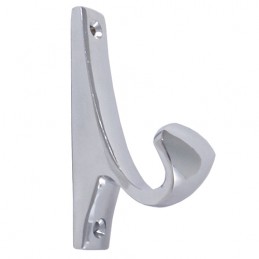 Wieszak pojedynczy mosiężny 70x13mm chrom połysk mod.50