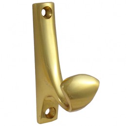 Wieszak pojedynczy mosiężny lakierowany 70x13mm mod.50