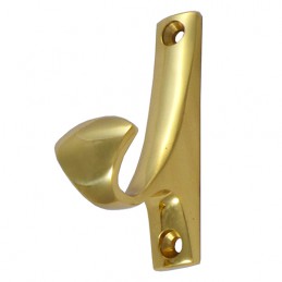 Wieszak pojedynczy mosiężny lakierowany 70x13mm mod.50