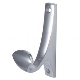 Wieszak pojedynczy mosiężny 90x16x48mm chrom połysk mod.51