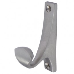 Wieszak pojedynczy mosiężny 90x16x48mm chrom mat mod.51