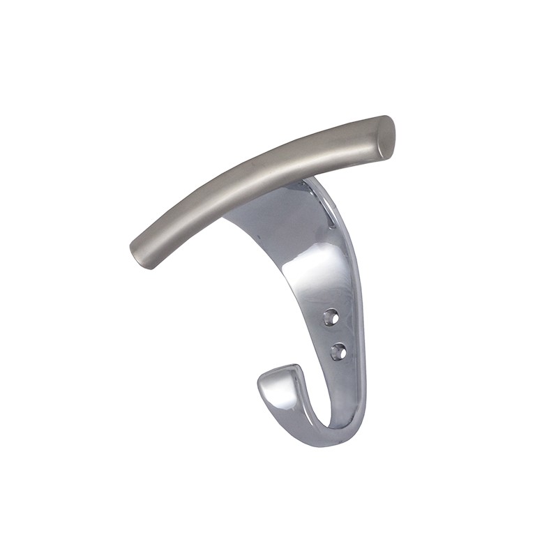 Wieszak 53 mosiądz chrom mat/chrom Ostatnie sztuki w fantastycznej cenie! Solidne wykonanie, produkt bez uszkodzeń