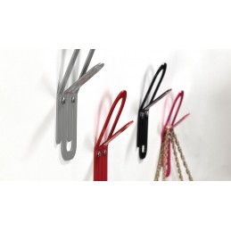 Wieszak CLIP czerwony