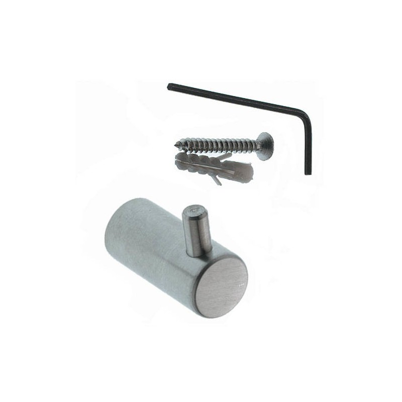 Wieszak do kabin WC 12 Inox