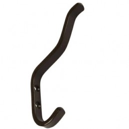 Wieszak 2-haczyki stalowy brązowy 125x13mm IPA 25543