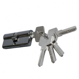 Wkładka drzwiowa 70mm 30/40 czarny nikiel mod.9850