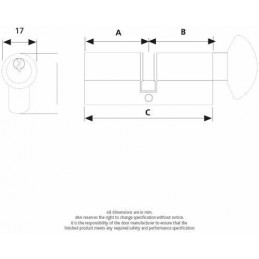Wkładka BS Kitemark G45/35 EURO DBL6P mo