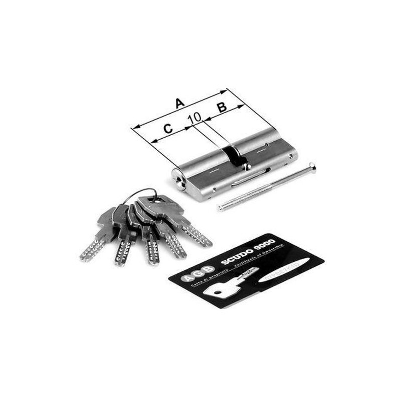 Wkładka Scudo 9000-95 45/50 nikiel poler