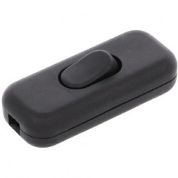 Włącznik przewodowy 2A czarny mod.3380