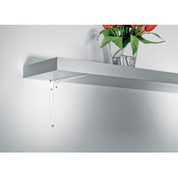 Wspornik półki stalowy biały 250x200mm BASIC 25, 2 szt.
