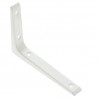 Wspornik półki aluminiowy biały 100x150mm mod. 4