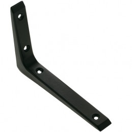 Wspornik półki aluminiowy czarny 200x250mm mod. 4