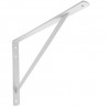 Wspornik półki wzmocniony stal biały 500x325mm mod. 9