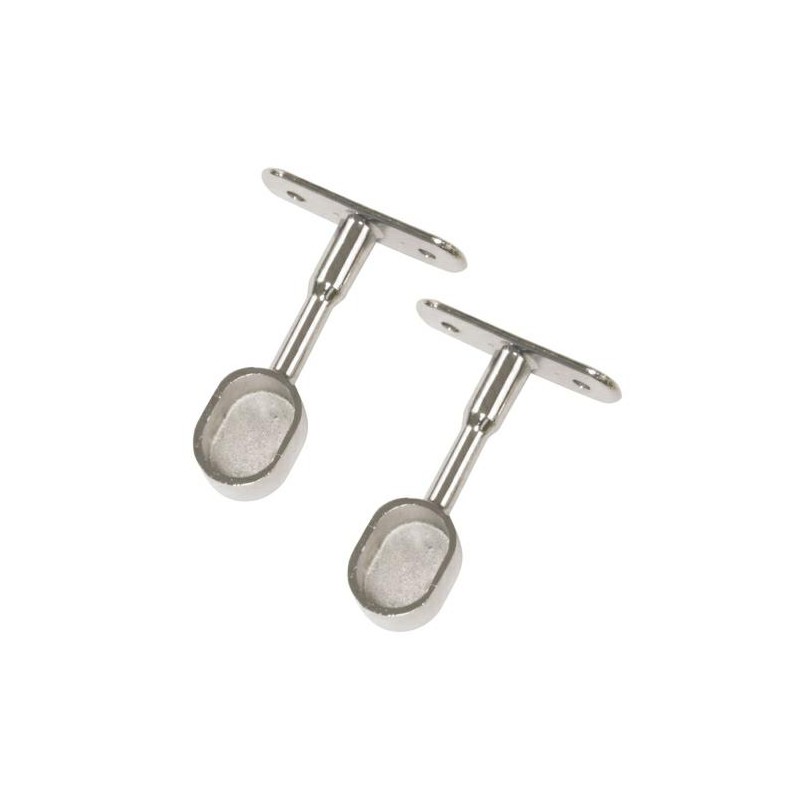 Uchwyt sufitowy drążka 30x15mm chrom 2szt. mod.14