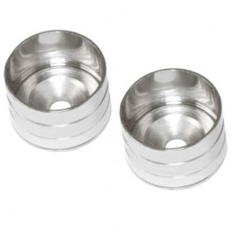 Wspornik uchwyt drążka ubraniowego fi. 19mm mosiądz niklowany mod.15 DIS