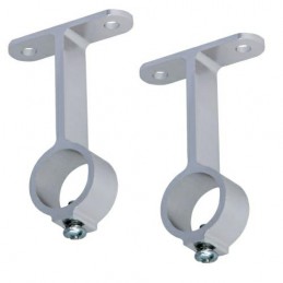 Wspornik pręta 3-16 srebrny (2szt)