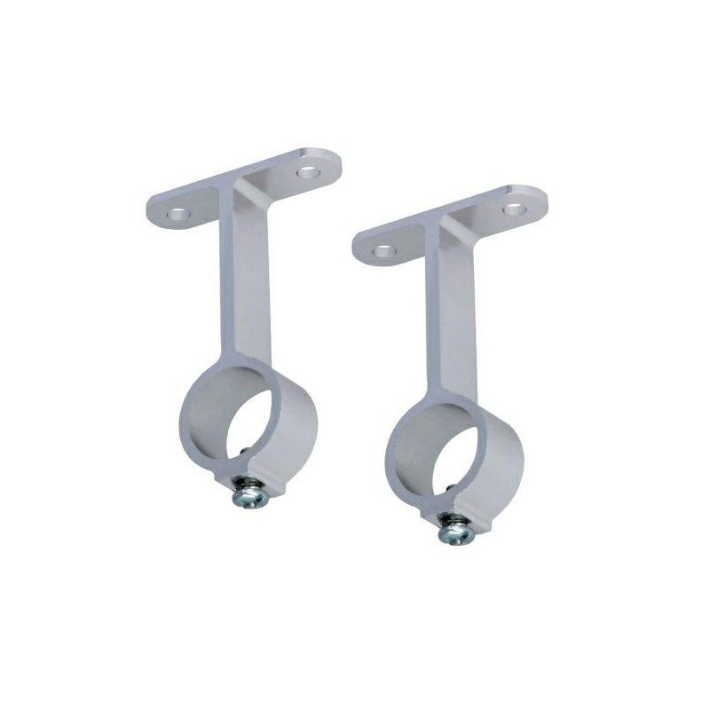 Wspornik pręta 3-16 srebrny (2szt)