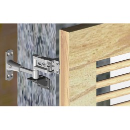 Wspornik zawiasu reg. 2914 czarny