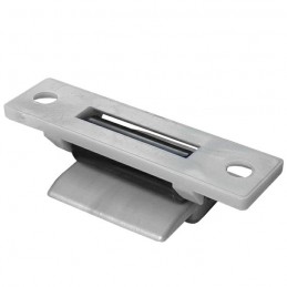 Wślizg z rolką 62426-50 szara PCV