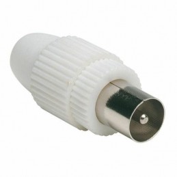 Wtyk antenowy męski biały 9.5mm mod.3110