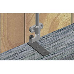 Zaczep 2912 czarny śr.10mm wys.22mm AMIG