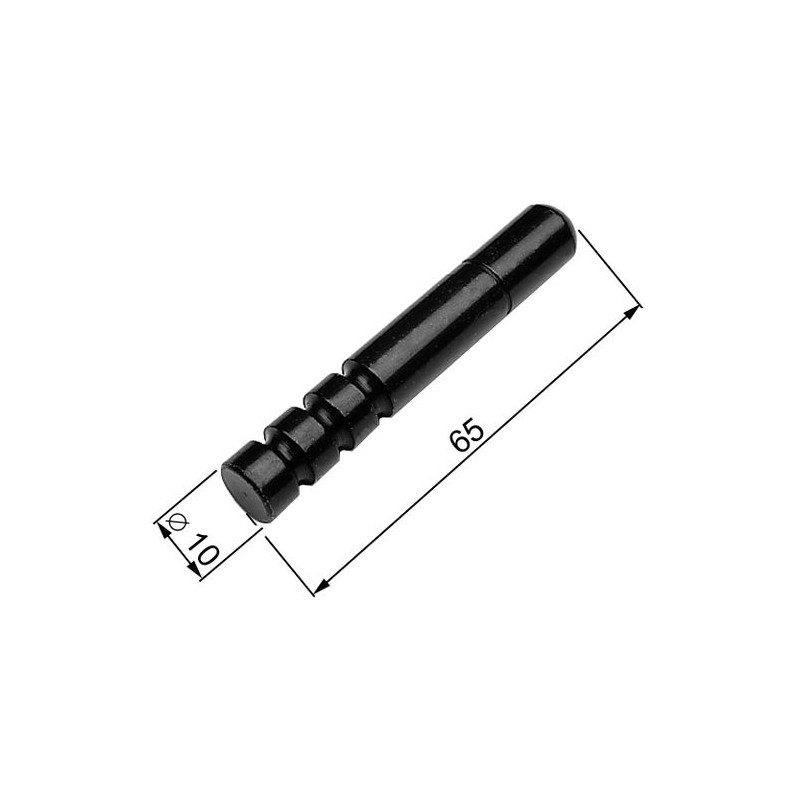 Zaczep czarny śr.10mm